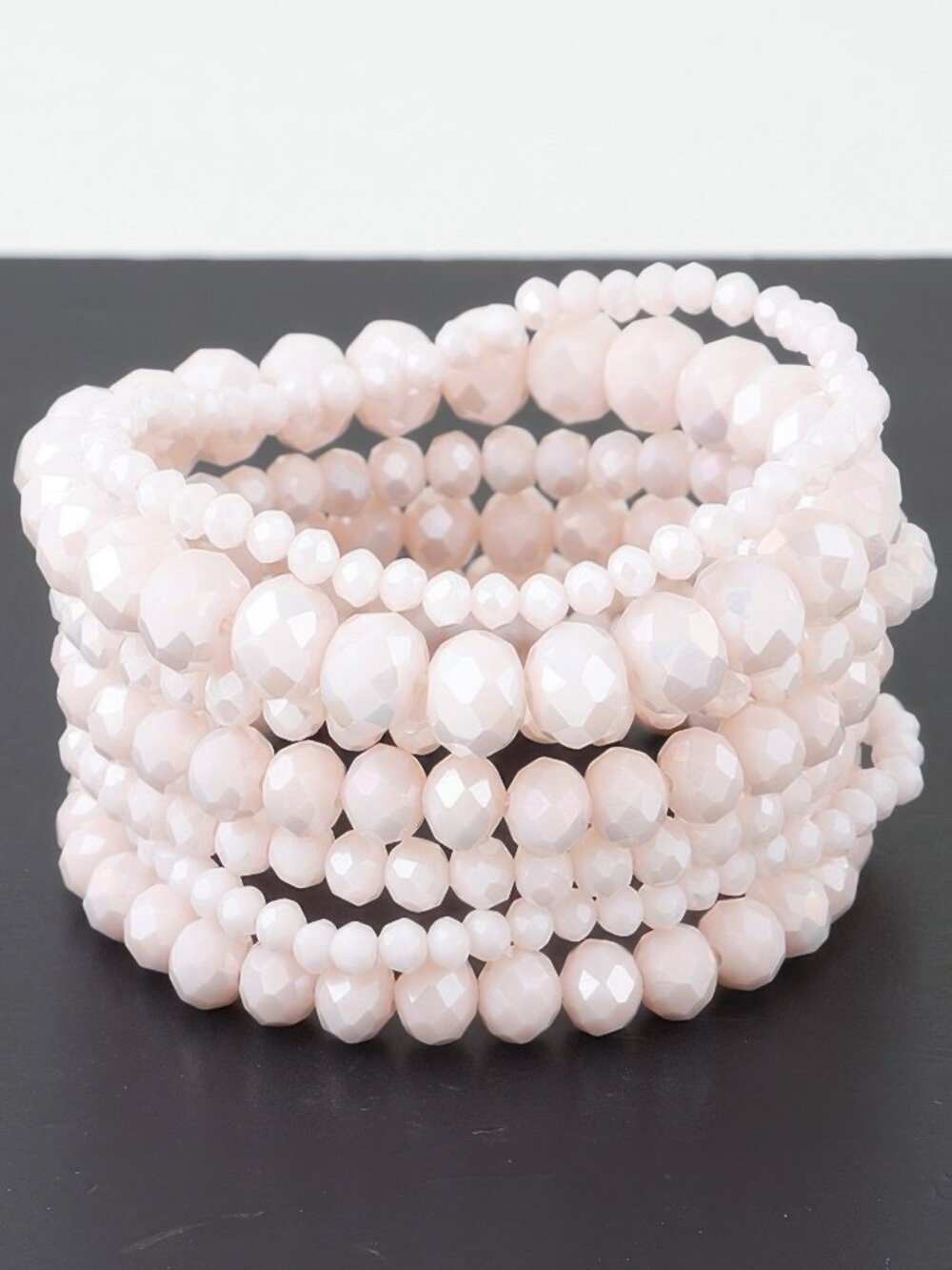 Multi Crystal Beaded Bracelet
